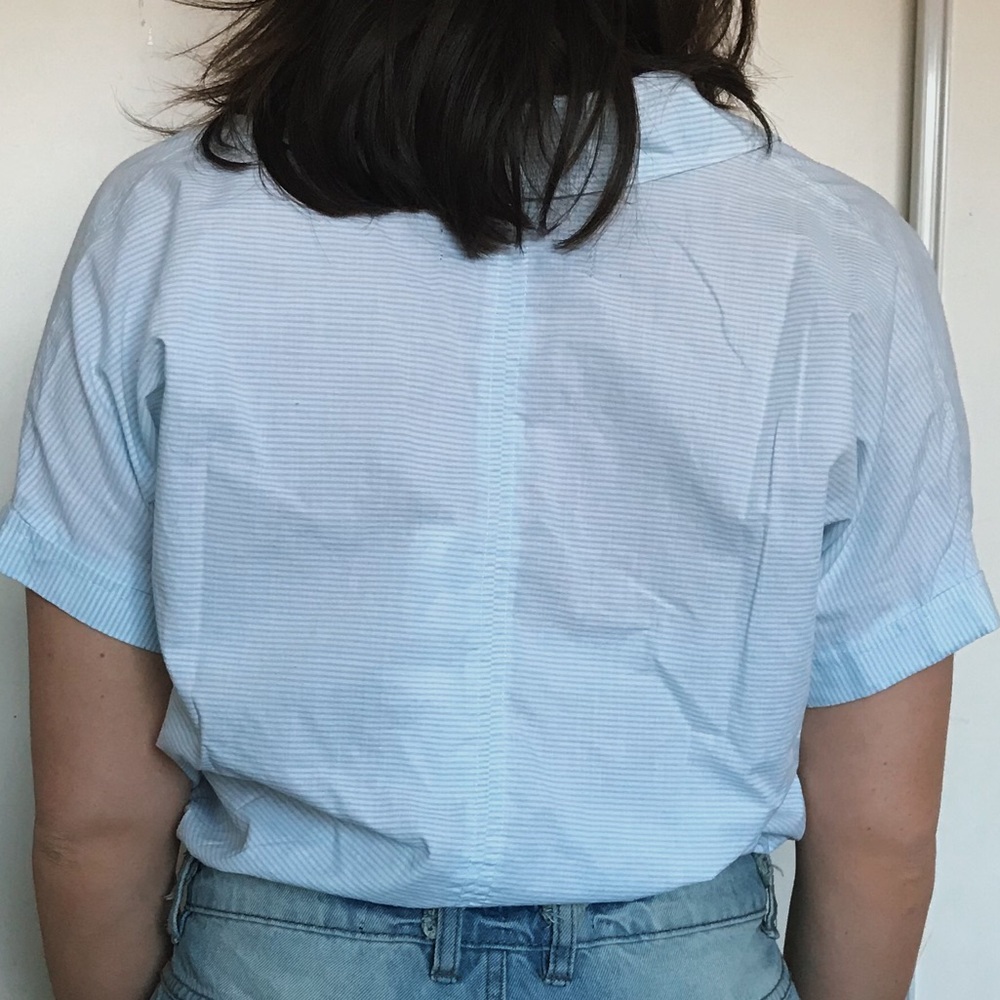 Sailor Striped Button-Tee - Picture 3 of 3